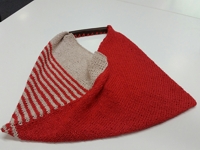 Tolt Yarn and Wool Knitted Folded Bag